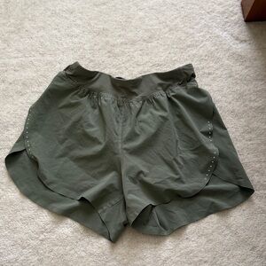 Lululemon Athletica Olive Green Athletic Shorts